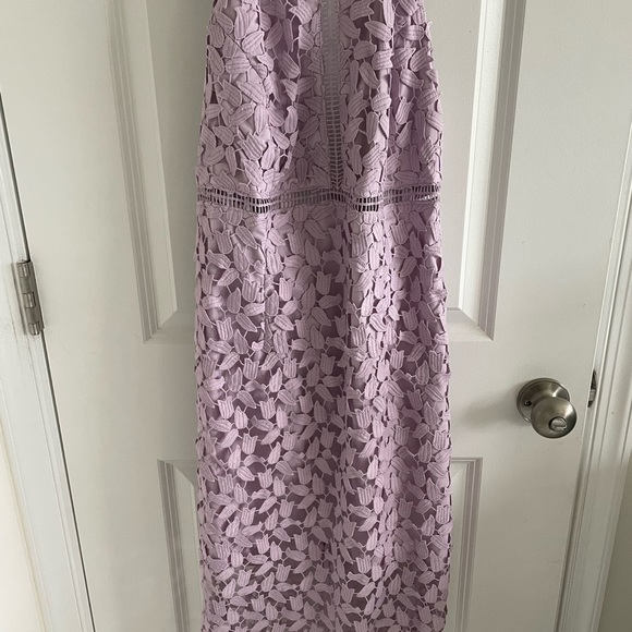 Bardot Gemma Lace Dress Orchid Size 10 Large - Picture 3 of 5